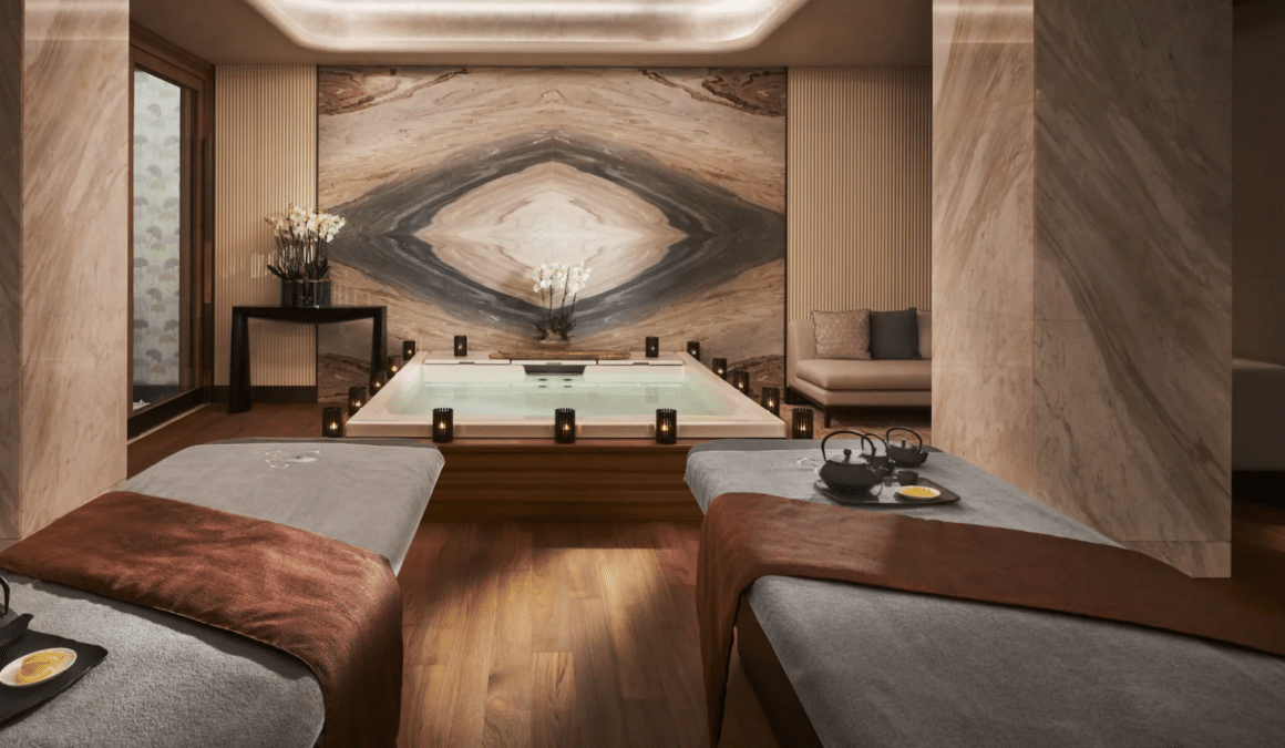 Indulge in the ultimate relaxation at the Mandarin Oriental Bosphorus Spa with Natlaupa, where luxury and tranquility blend seamlessly.