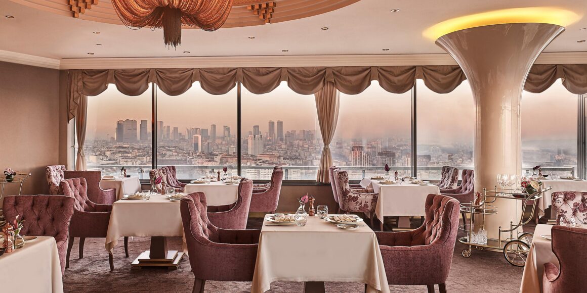 Indulge in a luxurious dining experience overlooking Istanbul at Intercontinental Istanbul with Natlaupa.